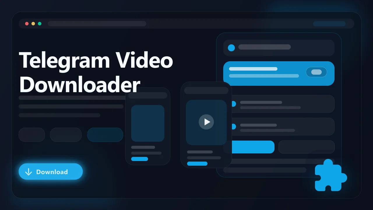 Telegram Video Downloader hero image